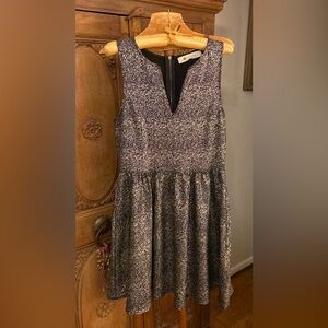 The Impeccable Pig Metallic Bronze, Silver & Gold Dress, M